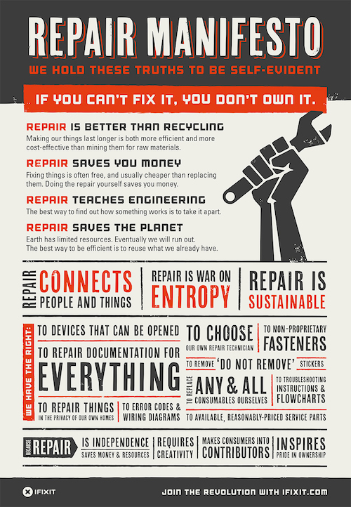 I Fix It Repair Manifesto